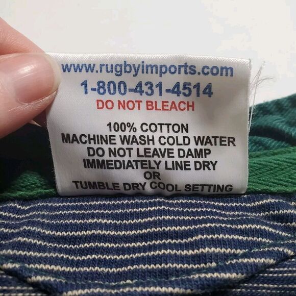 Striped Blue Polo Shirt - Picture 7 of 7